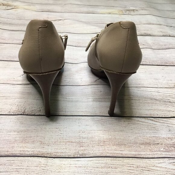 Women’s Maria Sharapova Beige Bootie sz 10 - Picture 4 of 7